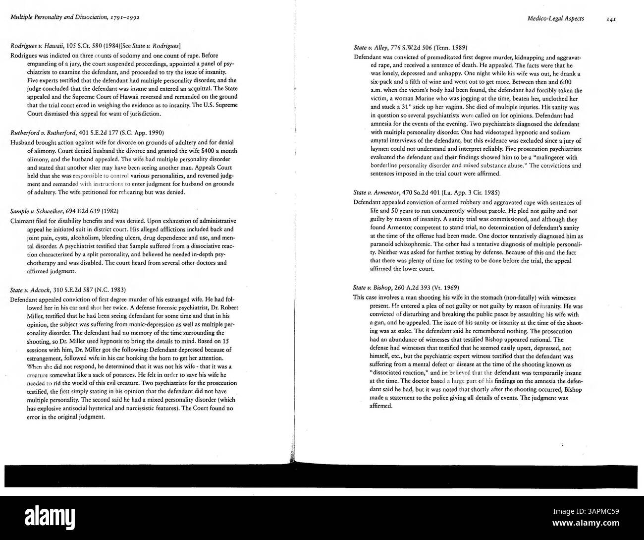 Questa bibliografia completa, aggiornata fino al 1993, documenta la storia della ricerca su personalità multipla e dissociazione, compresi argomenti come la depersonalizzazione, l'amnesia dissociativa e questioni medico-legali. Risolve anche gli errori riscontrati in pubblicazioni precedenti. Foto Stock