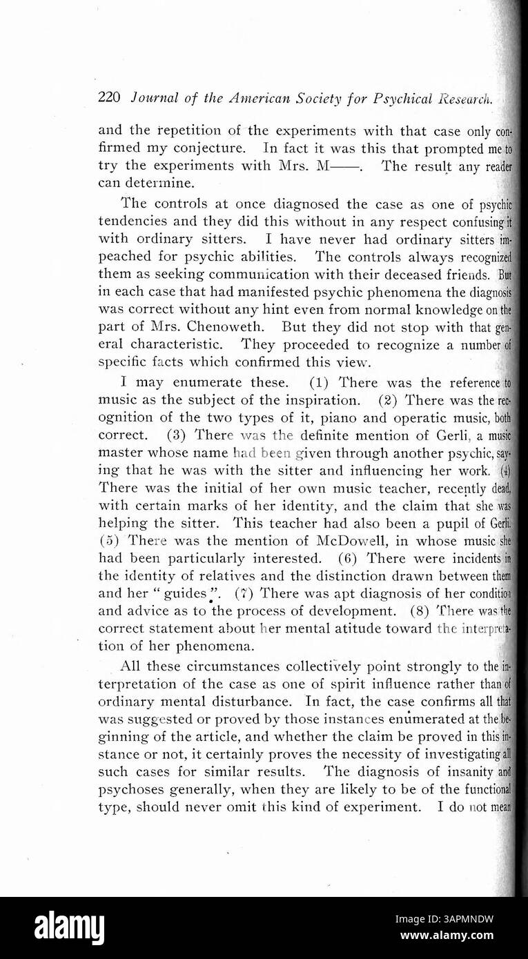 In questo case study, James Hyslop esplora il concetto di personalità secondaria attraverso la sperimentazione psicologica, offrendo una prospettiva storica sulla salute mentale e le condizioni dissociative. Foto Stock