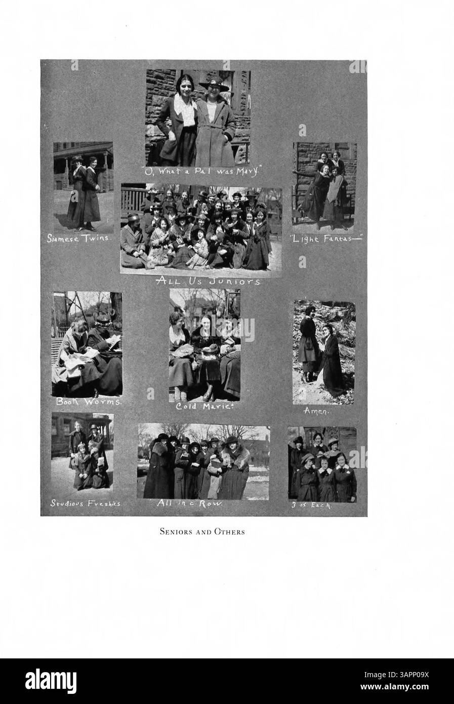 L'annuario della St. Margaret's Academy del 1920 mostra gli studenti, la facoltà, i club, l'atletica leggera e i principali eventi dell'anno scolastico 1919-1920. Foto Stock