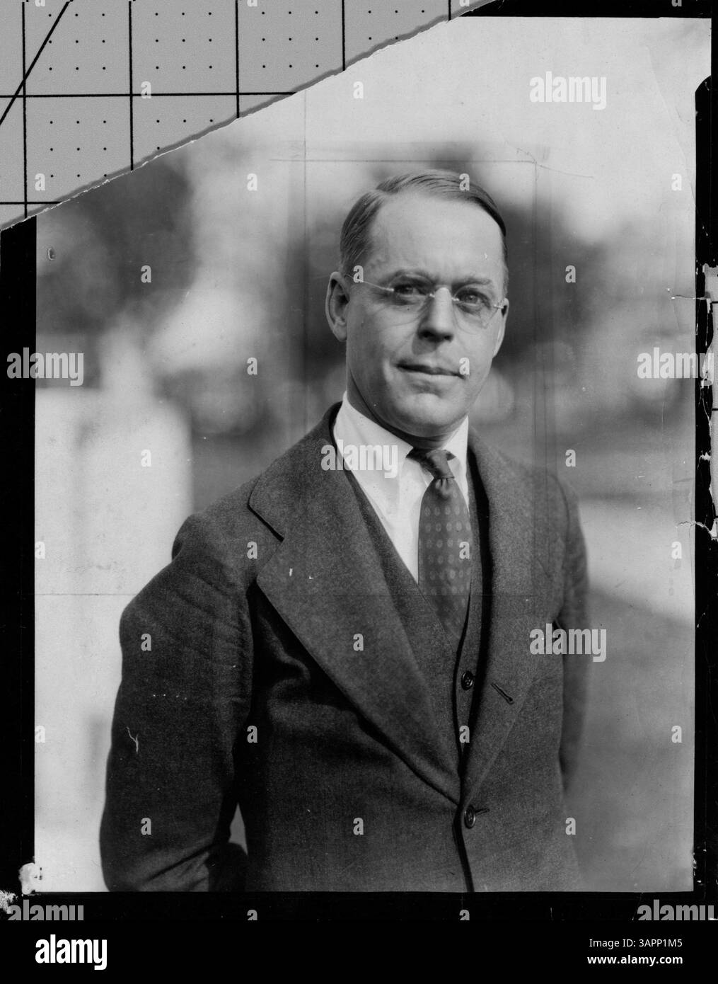 David D. Tenney è riconosciuto negli archivi della Hennepin County Library per il suo ruolo nella storia locale e per i contributi allo sviluppo della comunità. Foto Stock