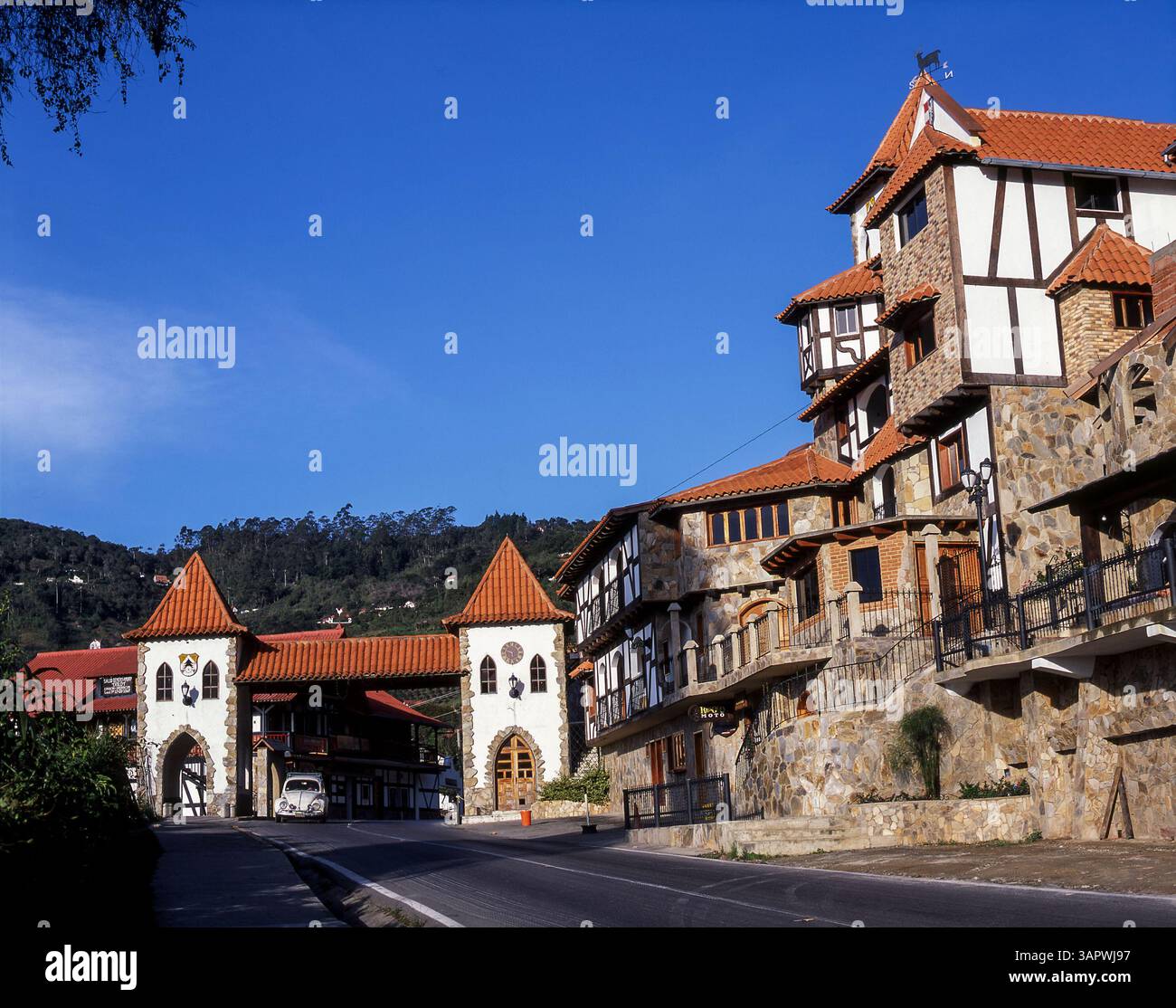Colonia Tovar, stato di Aragua, Venezuela, cultura tedesca nel sud-amarica. Foto Stock