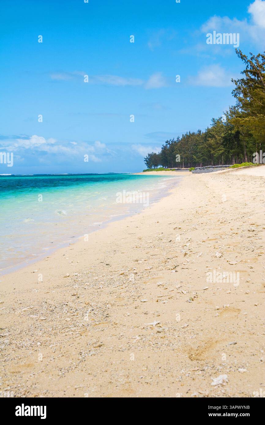 Trou aux Biches, sull'isola di Mauritius Foto Stock