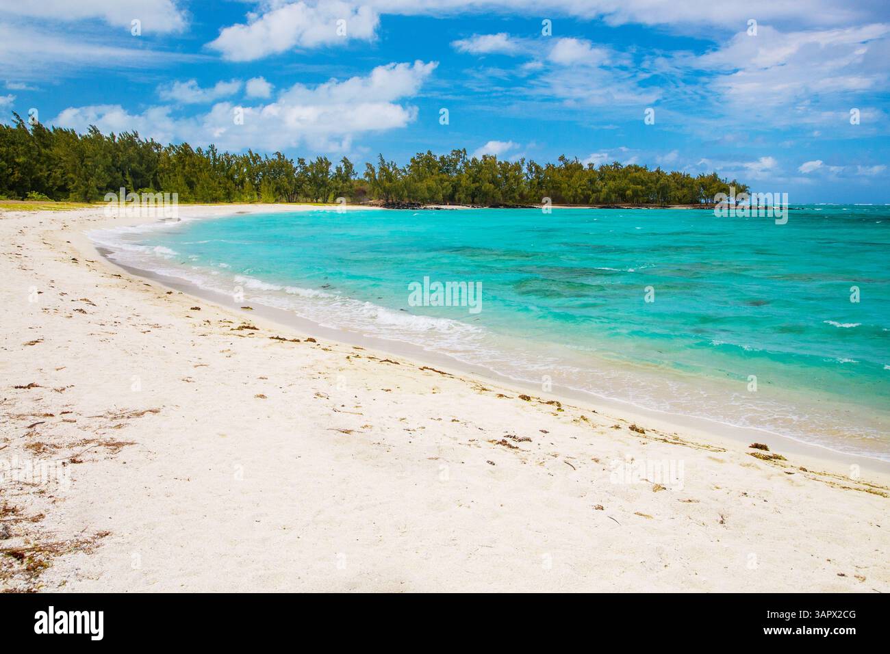 Trou aux Biches, sull'isola di Mauritius Foto Stock