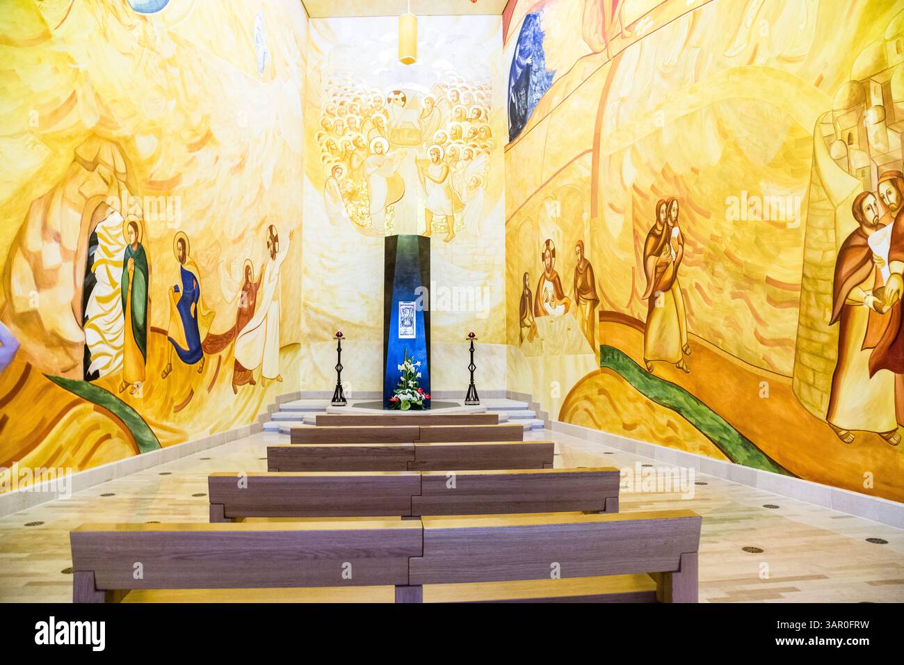 Veduta del Santuario di San Giovanni Rotondo, Puglia, Italia. Foto Stock
