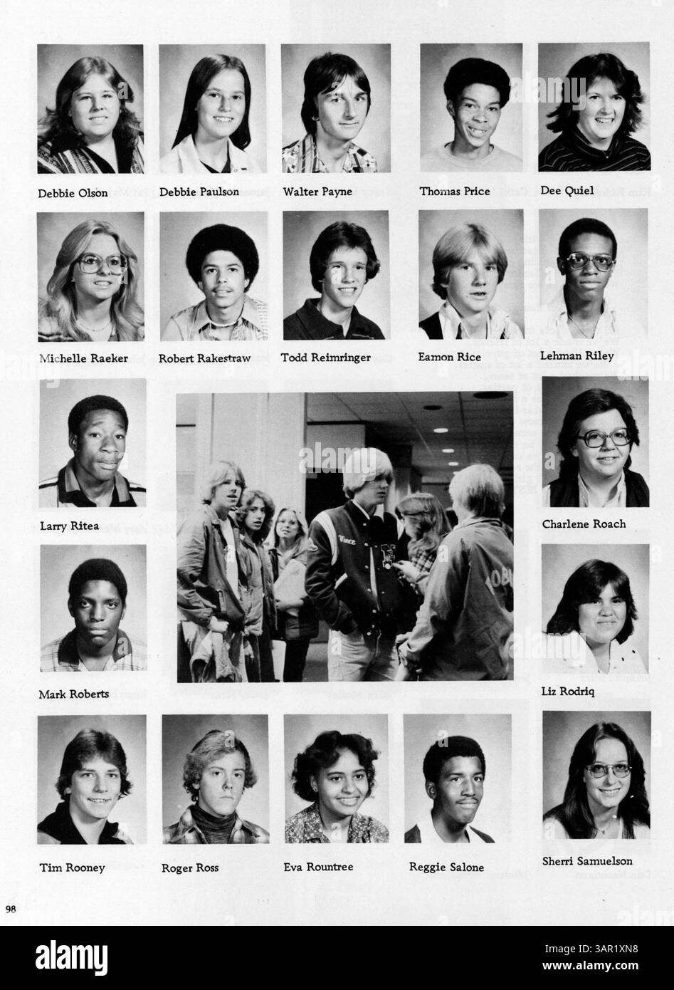 L'annuario North High del 1979, intitolato "Polaris 1979: The Last of the 70s", cattura gli studenti, gli insegnanti, i club, l'atletica leggera e gli eventi dell'anno scolastico 1978-1979. Questo annuario documenta l'ultimo anno degli anni '1970 alla North High School, con ricordi dell'epoca e con l'accento sulla vita scolastica in questo periodo. Foto Stock