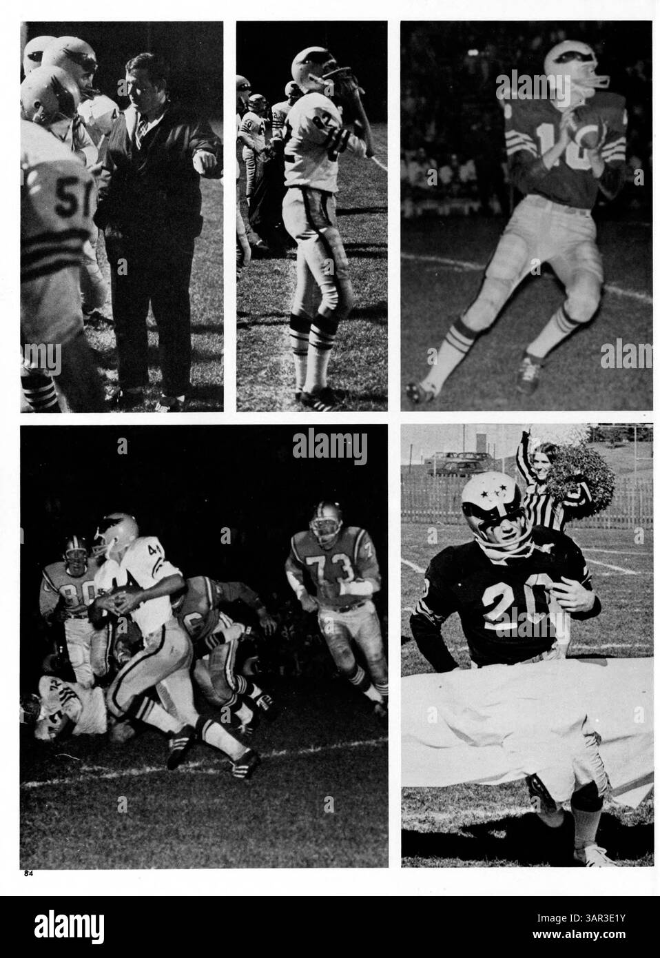 Il Kennedy High Yearbook per il 1973 fornisce un resoconto completo del corpo studentesco, degli insegnanti, dell'atletica, dei club e degli eventi scolastici significativi dell'anno accademico 1972-1973. Foto Stock