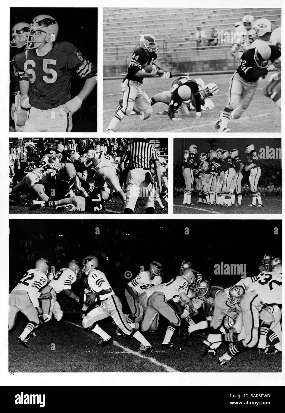 Il Kennedy High Yearbook del 1973 mette in evidenza i profili di studenti, insegnanti e personale, nonché le principali attività scolastiche, l'atletica e i ricordi di fine anno dell'anno scolastico 1972-1973. Foto Stock