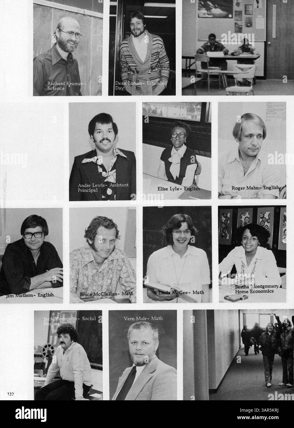 1979 North High Yearbook, Polaris, mostra studenti, docenti, eventi scolastici, e l'atletica dall'anno accademico 1978-1979. Questo documento cattura la transizione dagli anni '70, evidenziando la vita studentesca, i club e gli sport della scuola. Foto Stock