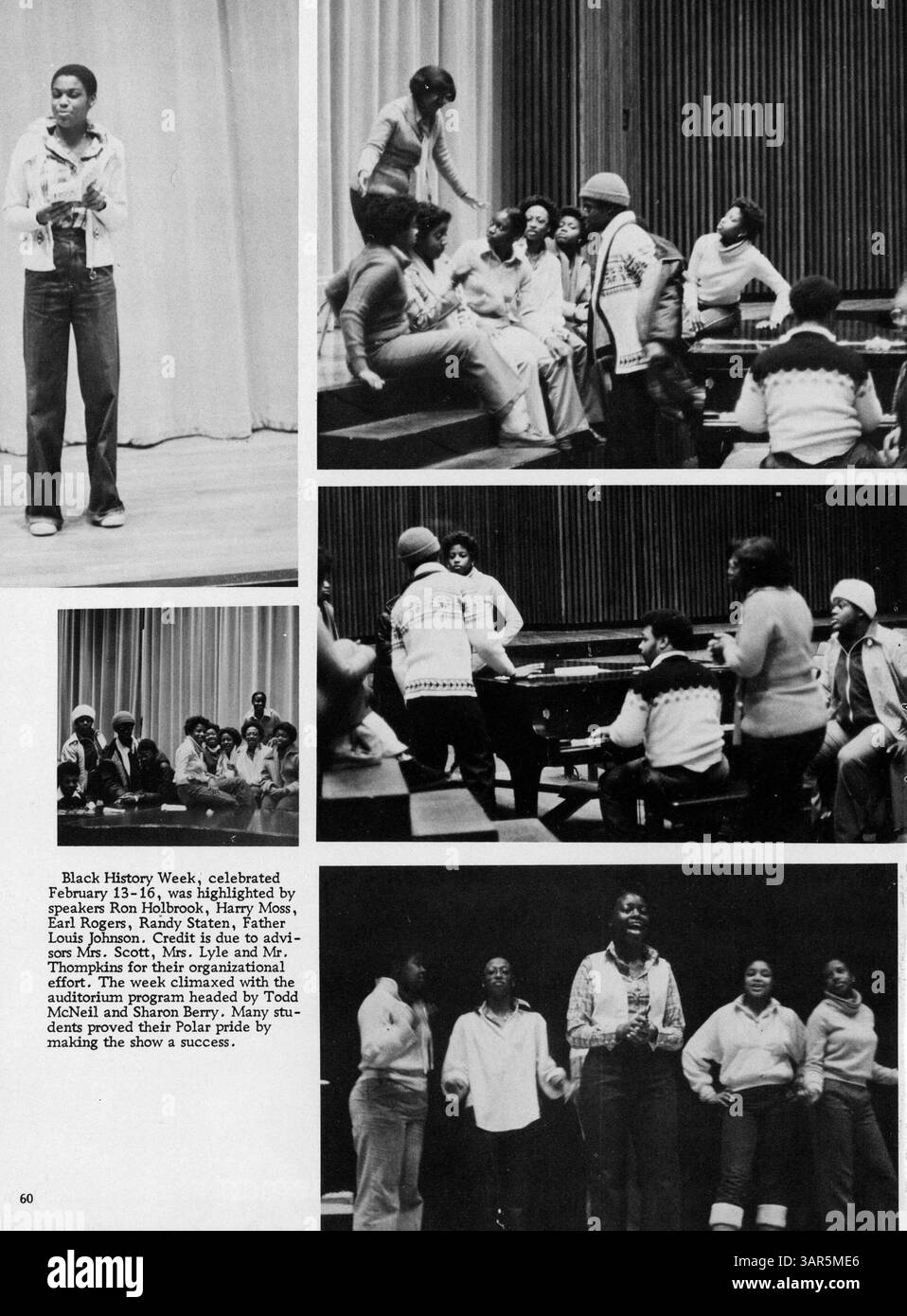 L'annuario North High del 1979, intitolato "Polaris 1979: The Last of the 70s", documenta gli studenti, gli insegnanti, i club, l'atletica leggera e gli eventi dell'anno scolastico 1978-1979. Cattura l'ultimo anno degli anni '1970 alla North High School. Foto Stock