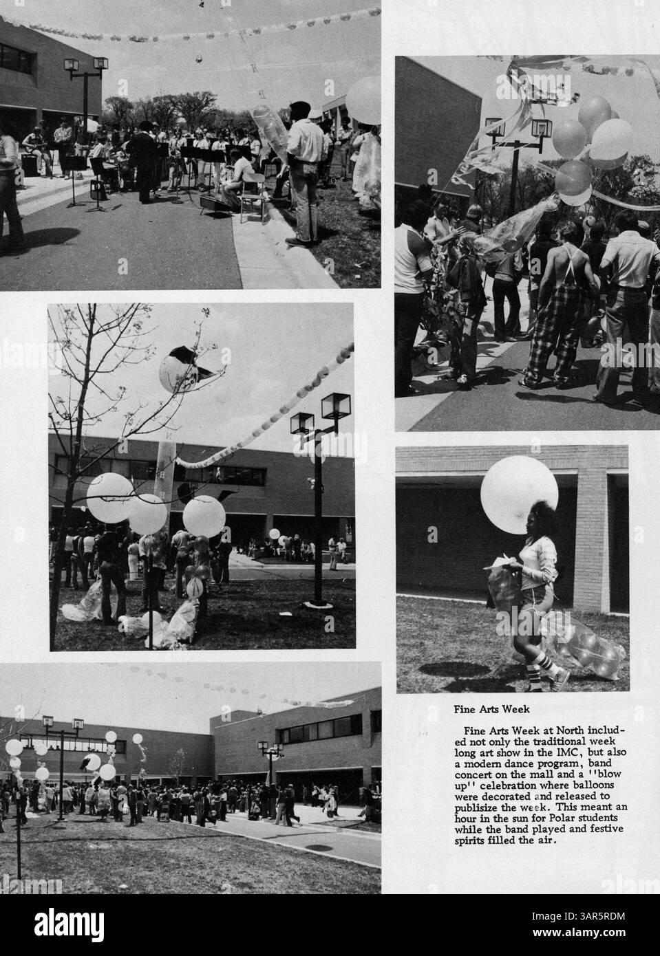L'annuario North High del 1979, intitolato "Polaris 1979: The Last of the 70s", documenta gli studenti, gli insegnanti, i club, l'atletica leggera e gli eventi dell'anno scolastico 1978-1979. Cattura l'ultimo anno degli anni '1970 alla North High School. Foto Stock