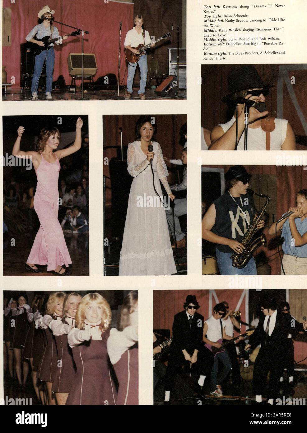 L'annuario del 1981 del Park Center High, Pirate volume X, offre uno sguardo completo sull'anno scolastico, documentando gli studenti, gli insegnanti, gli eventi e l'atletica del 1980-1981. Foto Stock