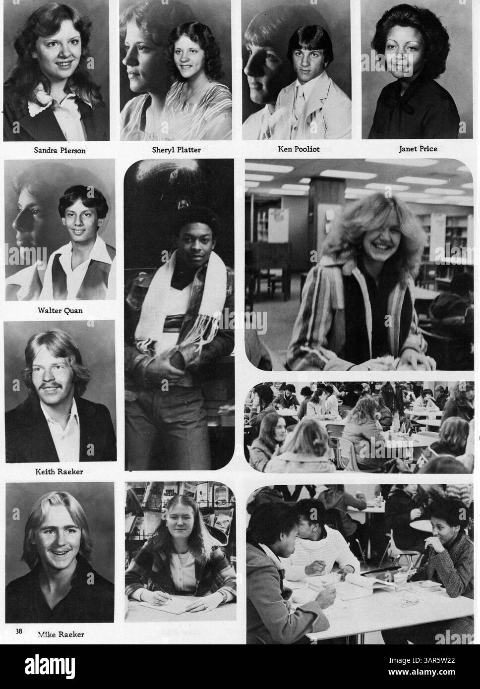 L'annuario Polaris del 1979 della North High School cattura l'essenza dell'anno scolastico 1978-1979, documentando i momenti chiave, gli studenti e la facoltà durante l'ultimo anno degli anni '1970 Foto Stock