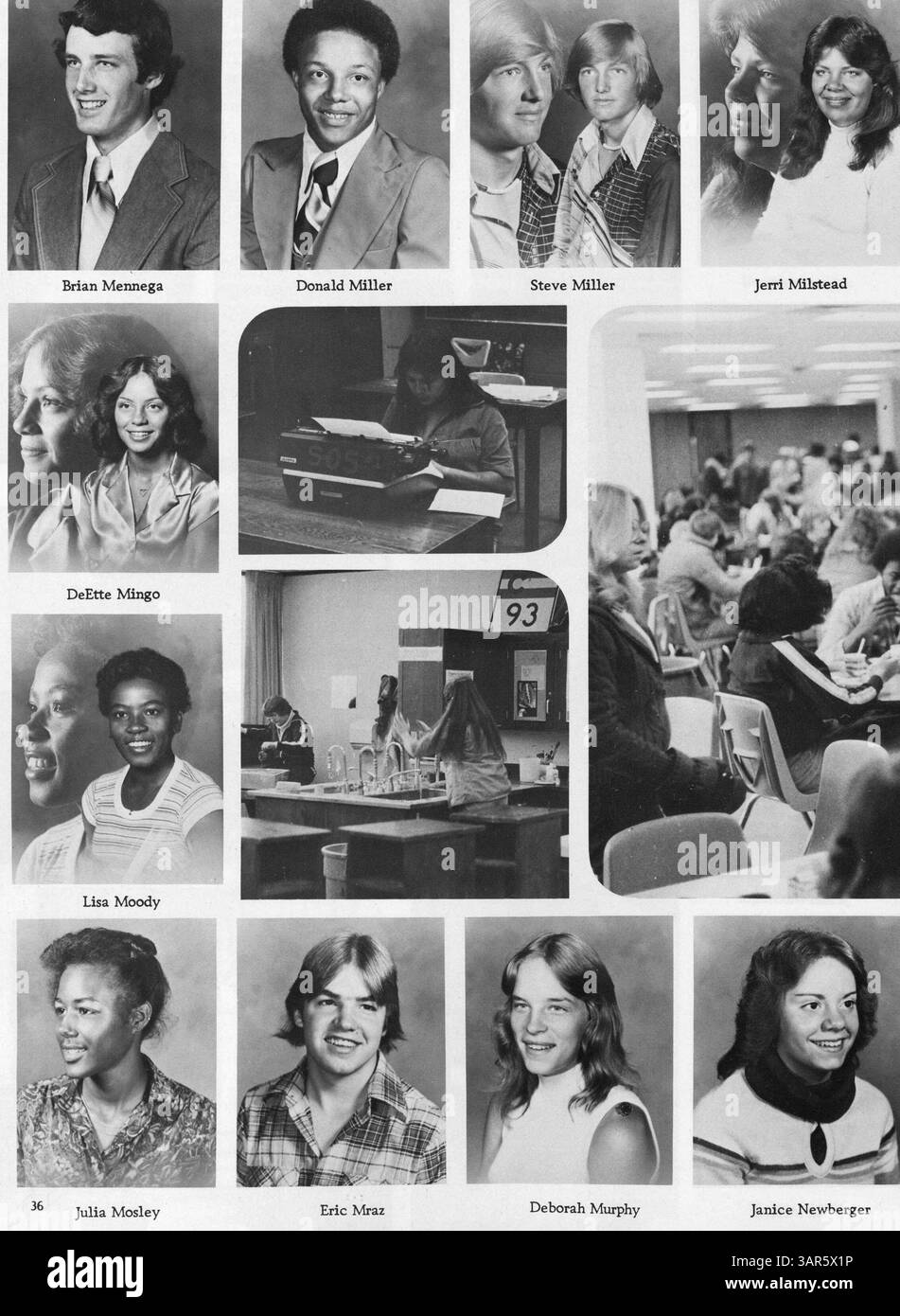 Questo annuario della North High School mostra l'anno scolastico 1978-1979, documentando gli studenti, gli insegnanti e le attività extracurriculari dell'ultimo anno degli anni '1970 Foto Stock