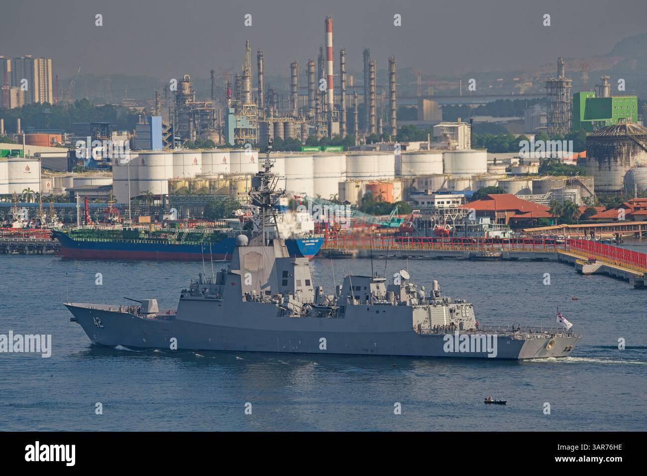 HMAS Sydney (DDG 42), la terza nave della classe Hobart utilizzata dalla Royal Australian Navy Foto Stock