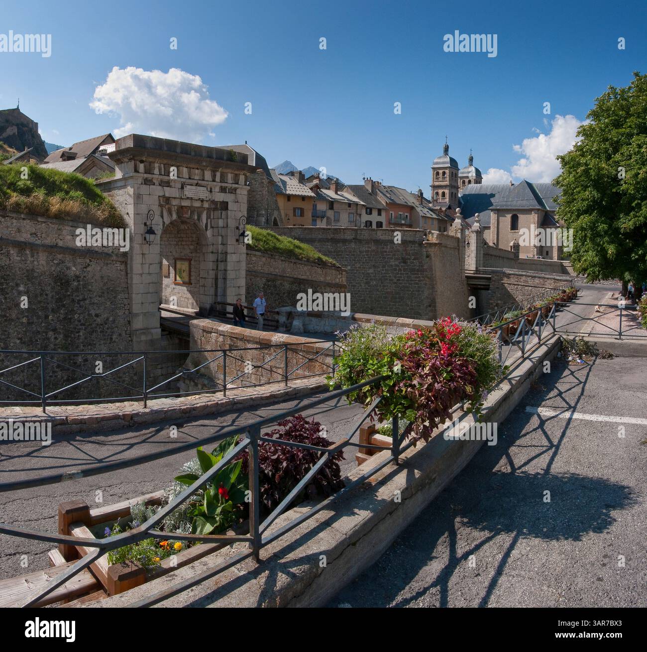 Cité Vauban, Brianzon, Hautes-Alpes, Frankrijk, Francia, René van der Meer Foto Stock