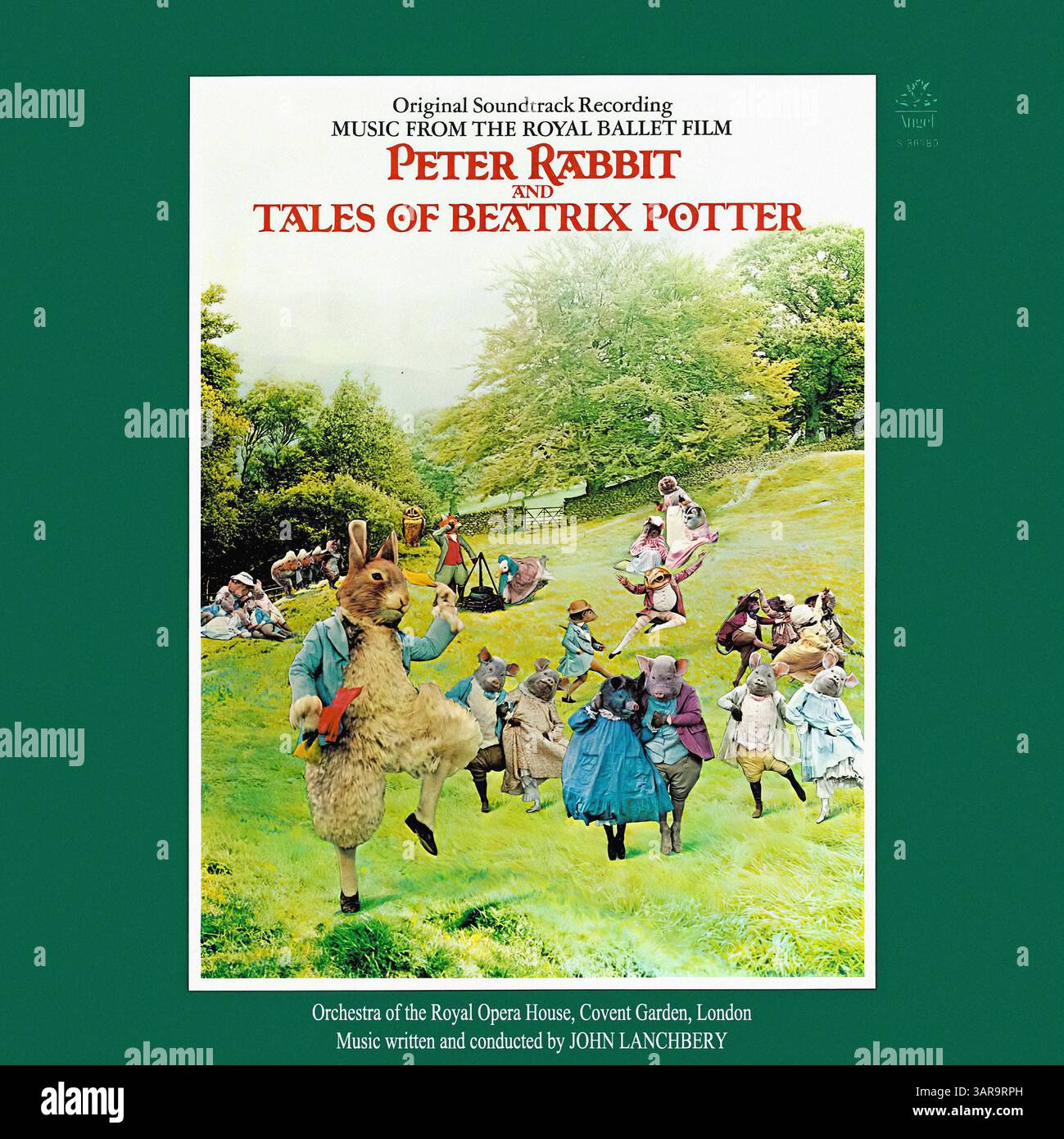 John Lanchbery - Peter Rabbit e Tales of Beatrix Potter - copertina in vinile d'epoca Foto Stock