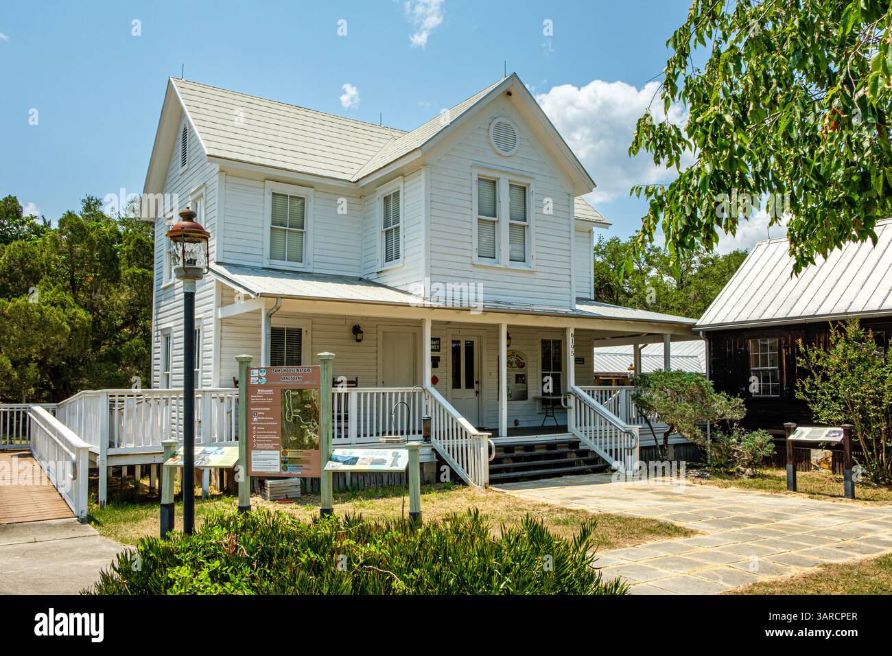 Sams House a Pine Island, North Tropical Trail, Merritt Island, Florida Foto Stock