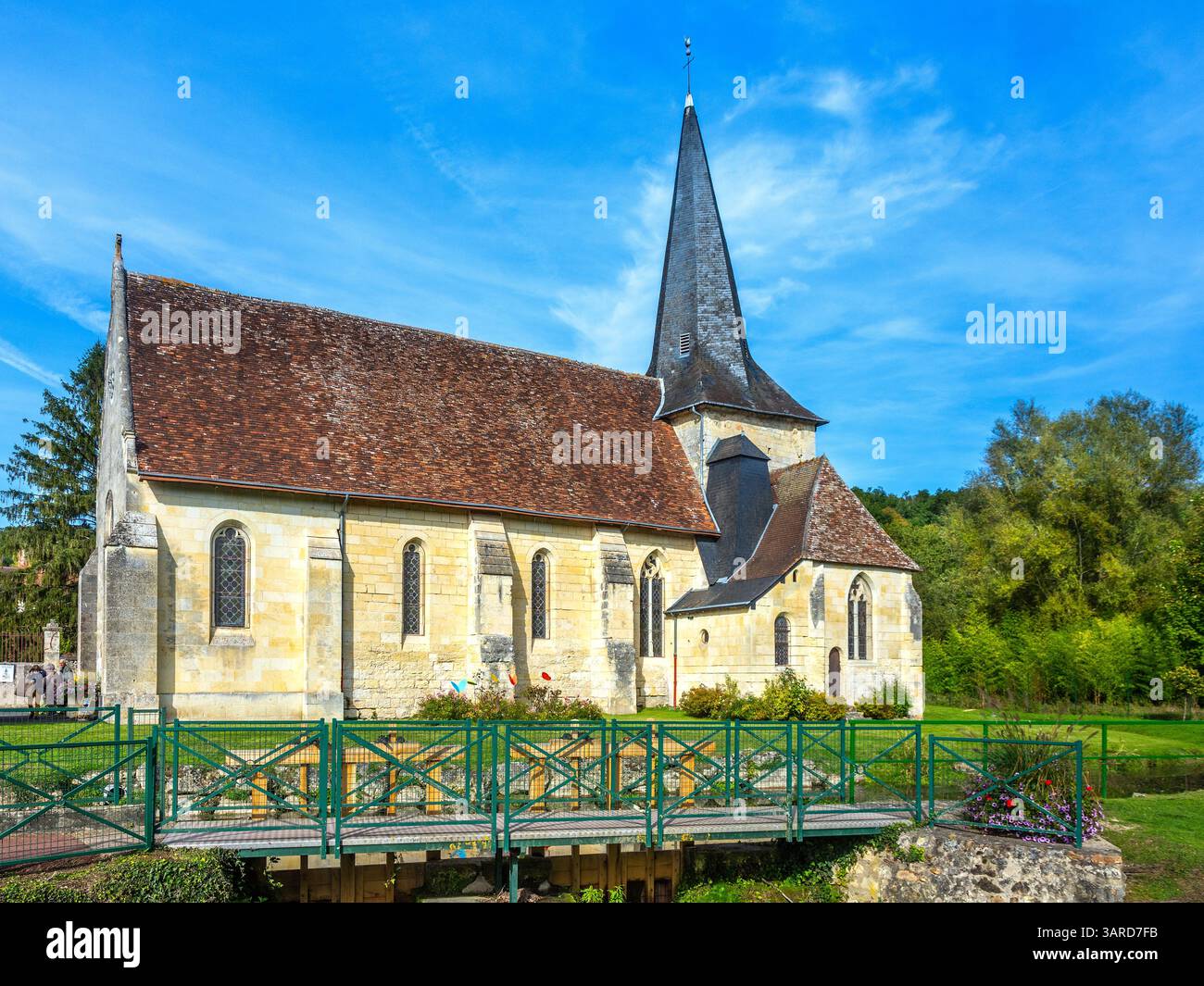 Chiesa parrocchiale di Saint-Pierre, le Petit-Pressigny, Indre-et-Loire (37), Francia. Foto Stock