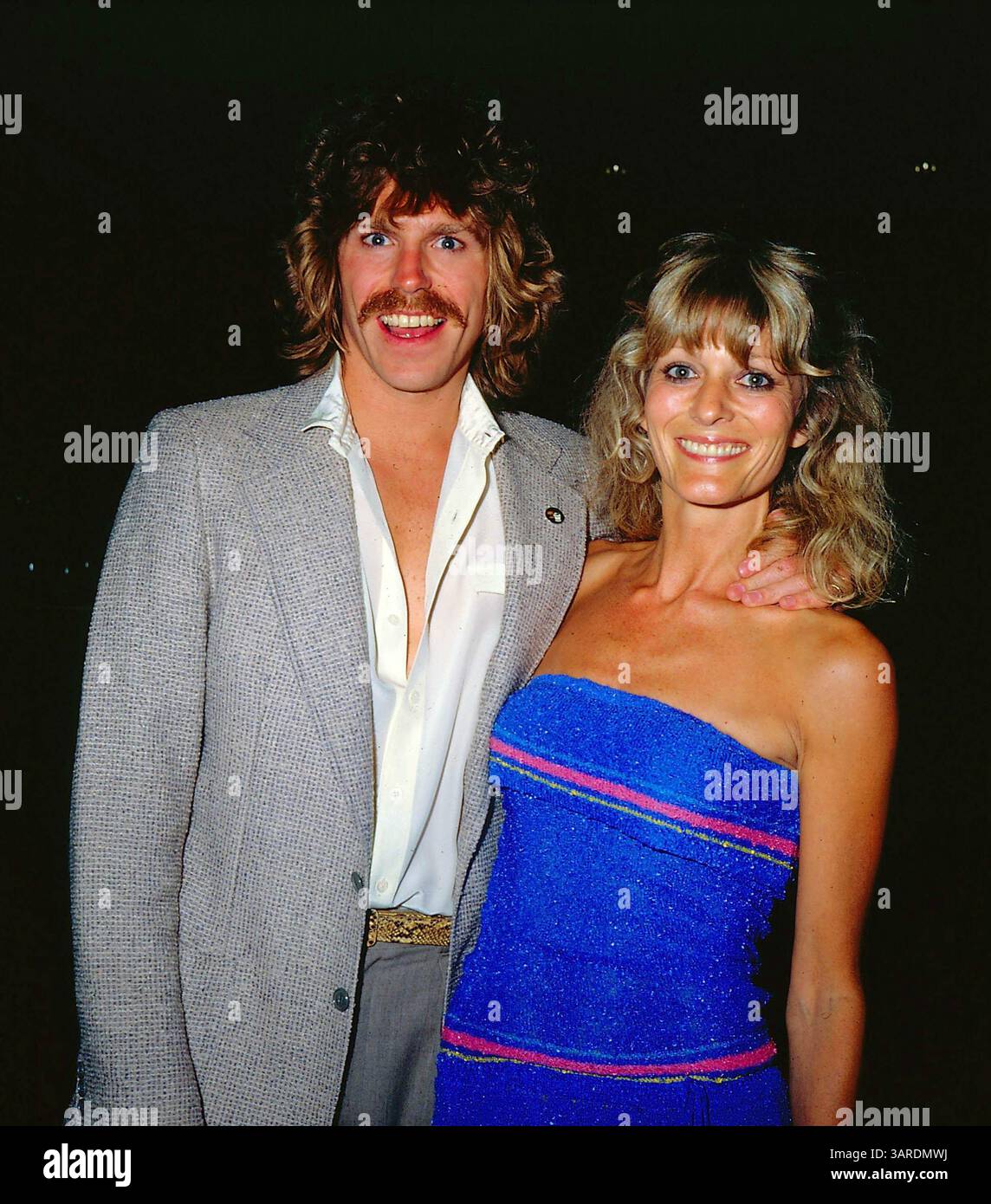 28 gennaio 2010 - JEFF CONAWAY con RONA NEWTON JOHN. JEFFCONAWAYRETRO(immagine di credito: © Globe Photos/ZUMApress.com) Foto Stock