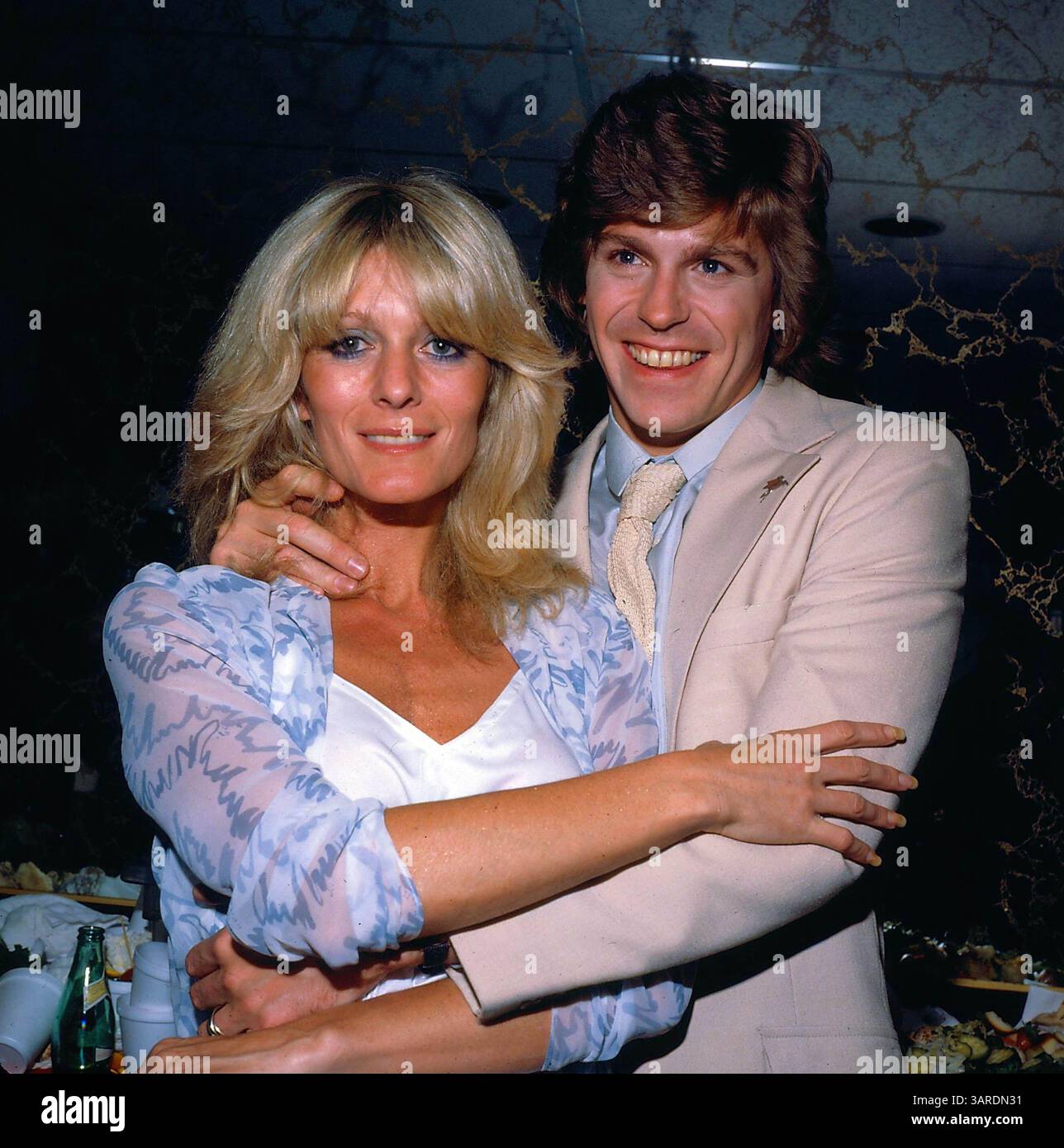 28 gennaio 2010 - JEFF CONAWAY con RONA NEWTON JOHN. JEFFCONAWAYRETRO(immagine di credito: © Globe Photos/ZUMApress.com) Foto Stock