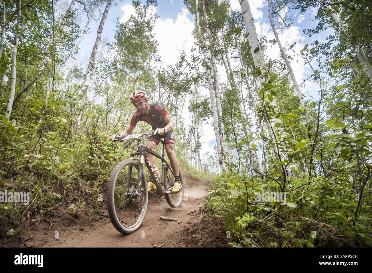 8 giugno 2013 - Vail, Colorado, U. S - MITCH HOKE, CO, 8° posto Pro Classe uomo..GoPro Summer Mountain Games 2013 - maschio e femmina X- Country Mountain Bike (immagine di credito: © Janet Kotwas/ZUMAPRESS.com) Foto Stock