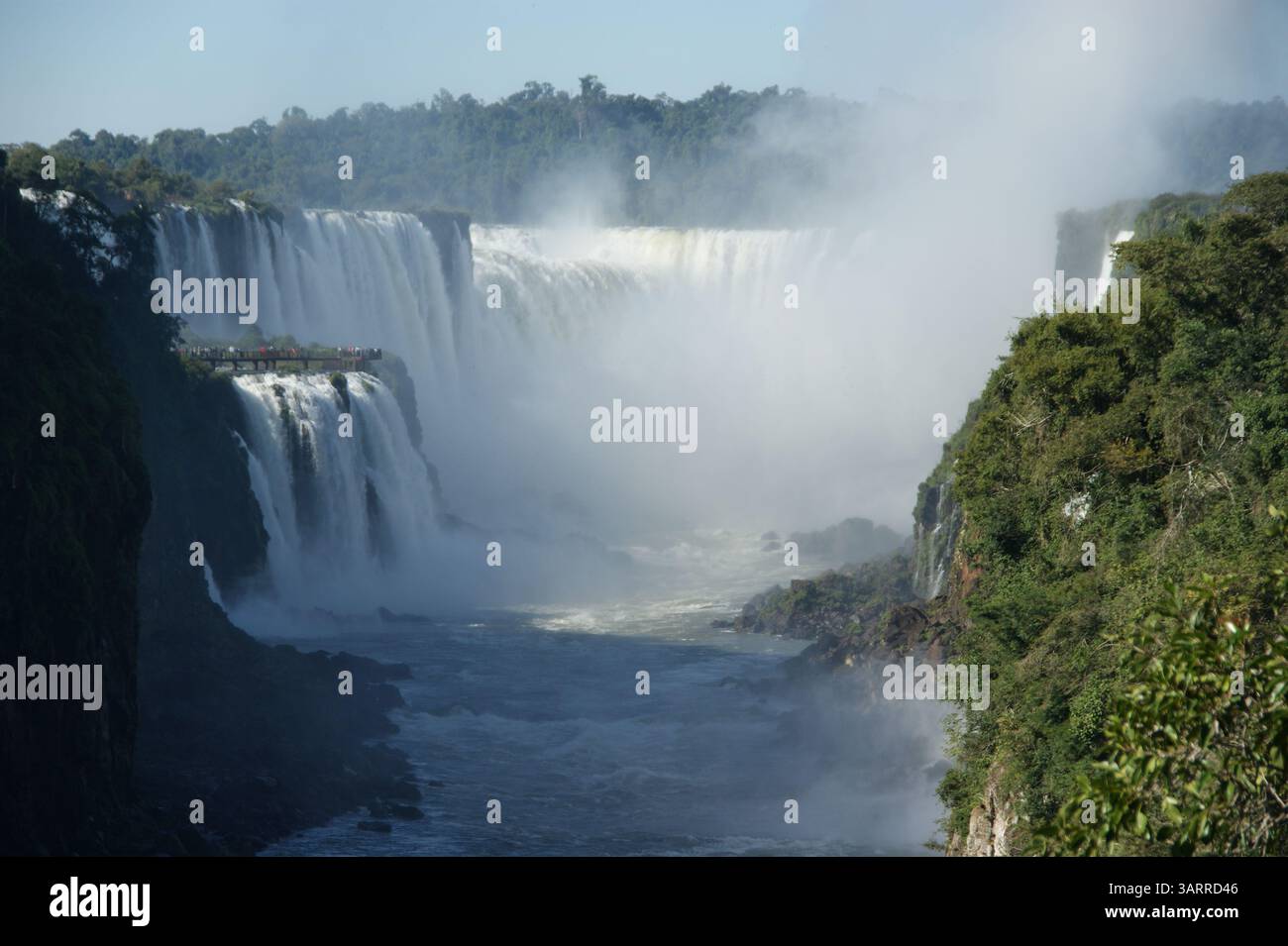 Gola del Diavolo (Garganta del Diablo), cascate di Iguazu, Argentina Foto Stock