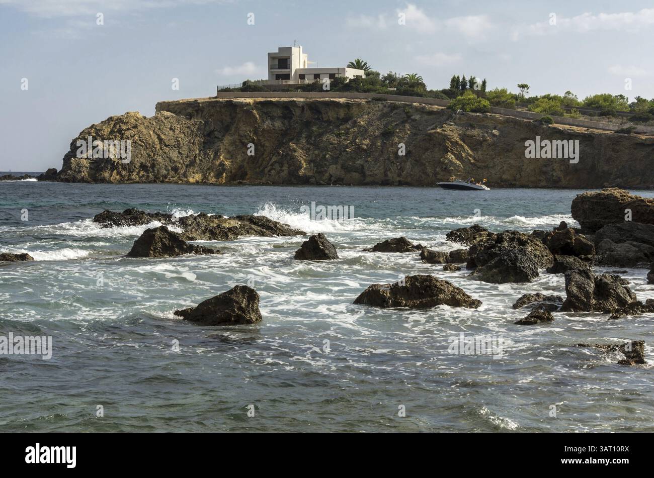 Vivere sulla costa ripida Foto Stock