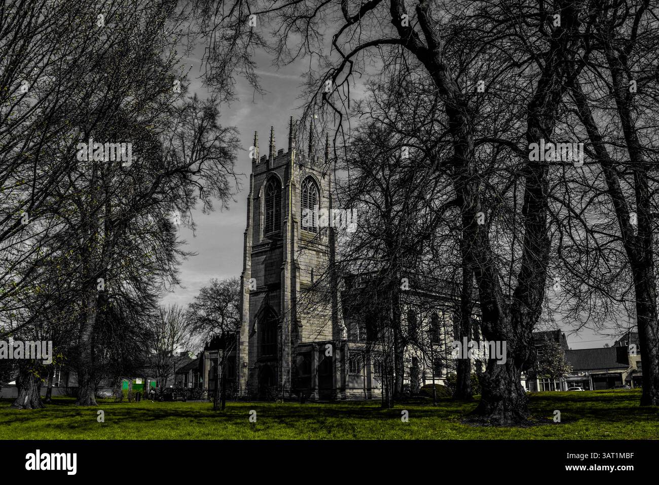 All Saints Church, Gainsborough, Lincolnshire regno unito Foto Stock