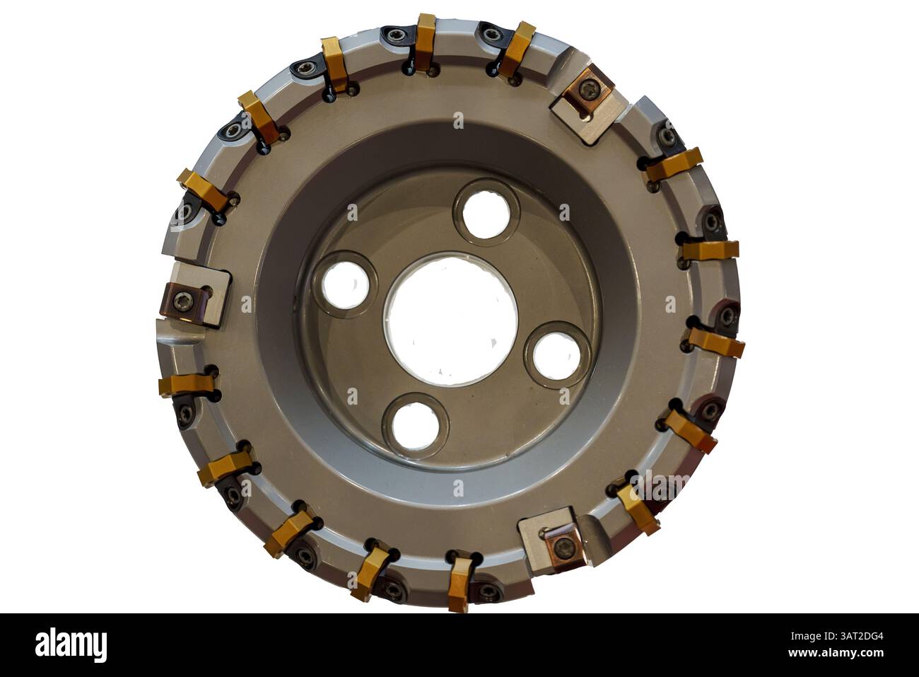 fresa per la lavorazione dei metalli, fresatura di parti, attrezzature per l'industria metallurgica Foto Stock