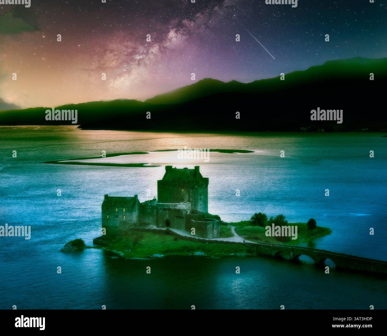 GB - SCOZIA: Castello di Eilean Donan sul Loch Duich (regione delle Highland) Foto Stock