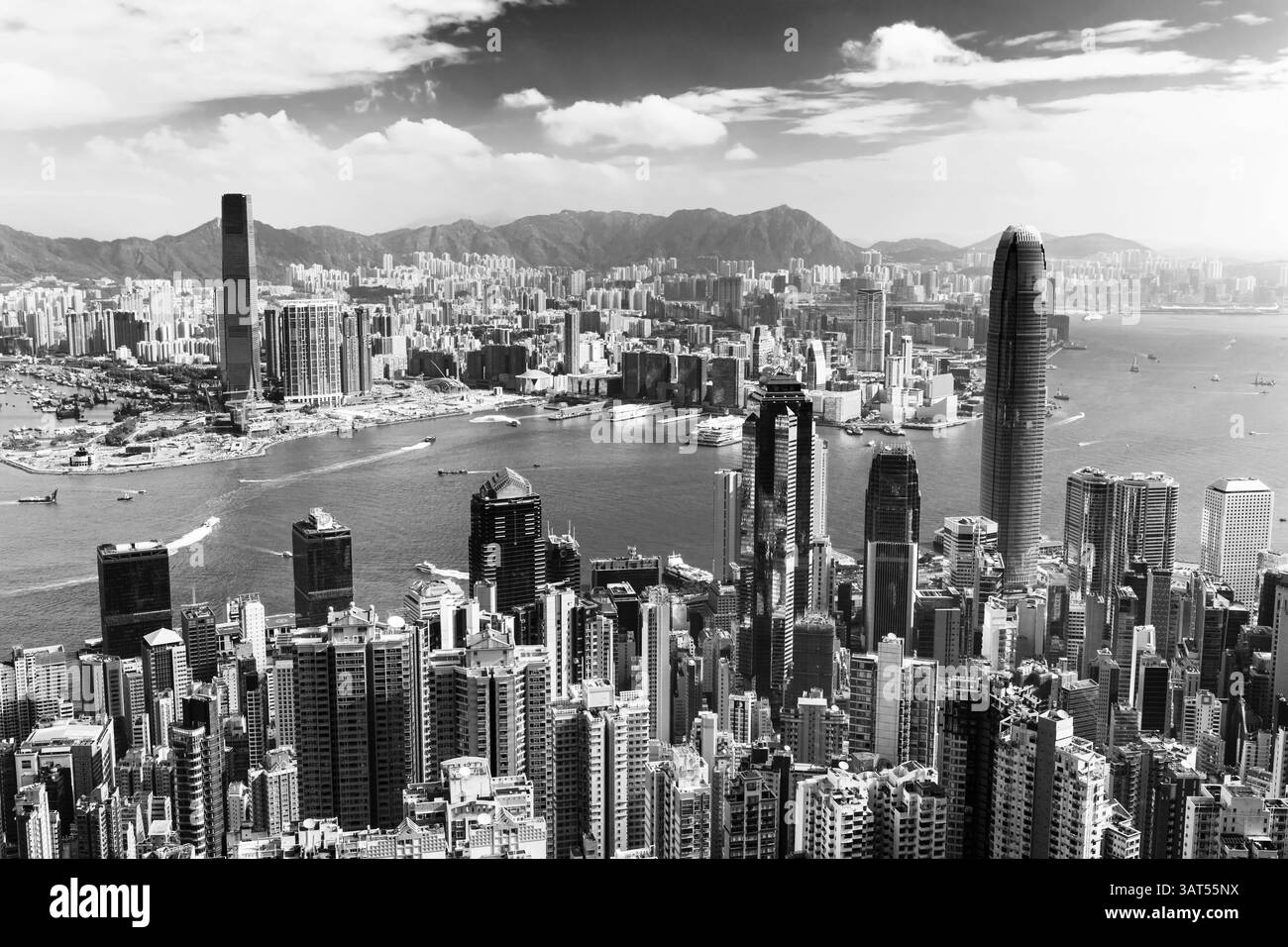 Hong Kong City,centro,Hong Kong,regioni della Cina,porto profumato,perle,compagnia delle Indie Orientali,Asia,Repubblica Popolare Cinese,crisi finanziaria asiatica Foto Stock