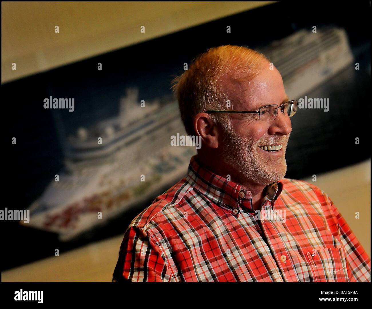 6 giugno 2013 - Doral, FL, USA - il CEO di Norwegian Cruise Line Kevin Sheehan presso il suo ufficio di Doral giovedì 6 giugno 2013. (Immagine di credito: © Patrick Farrell/MCT/ZUMAPRESS.com) Foto Stock