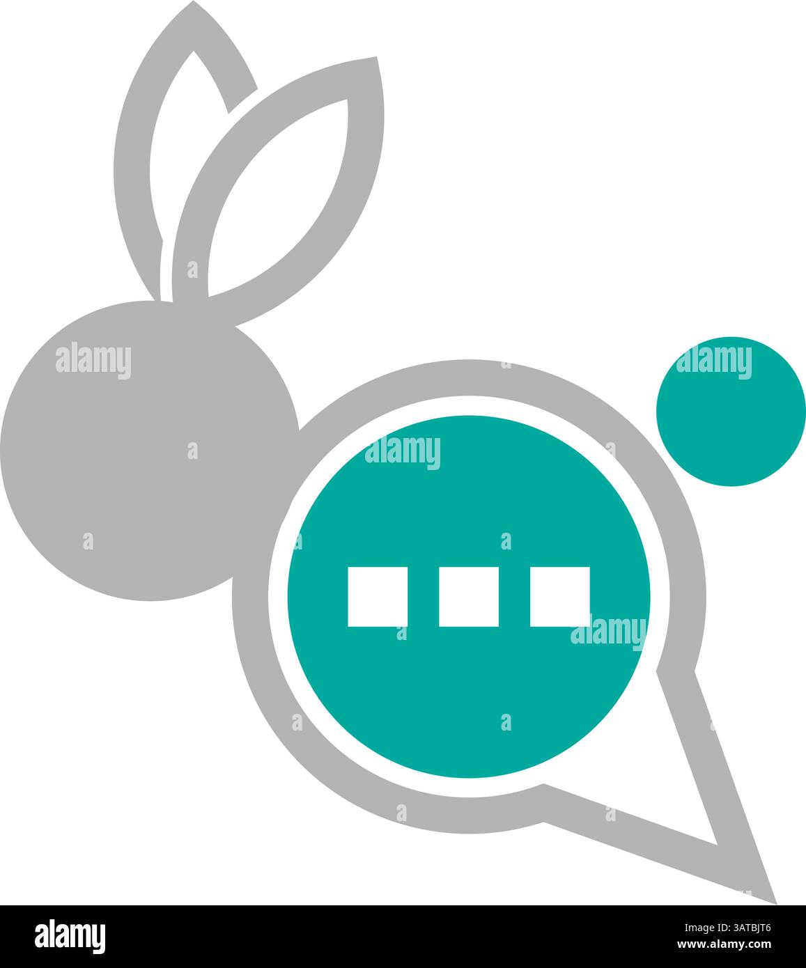 Illustrazione del logo Bubble chat Illustrazione Vettoriale