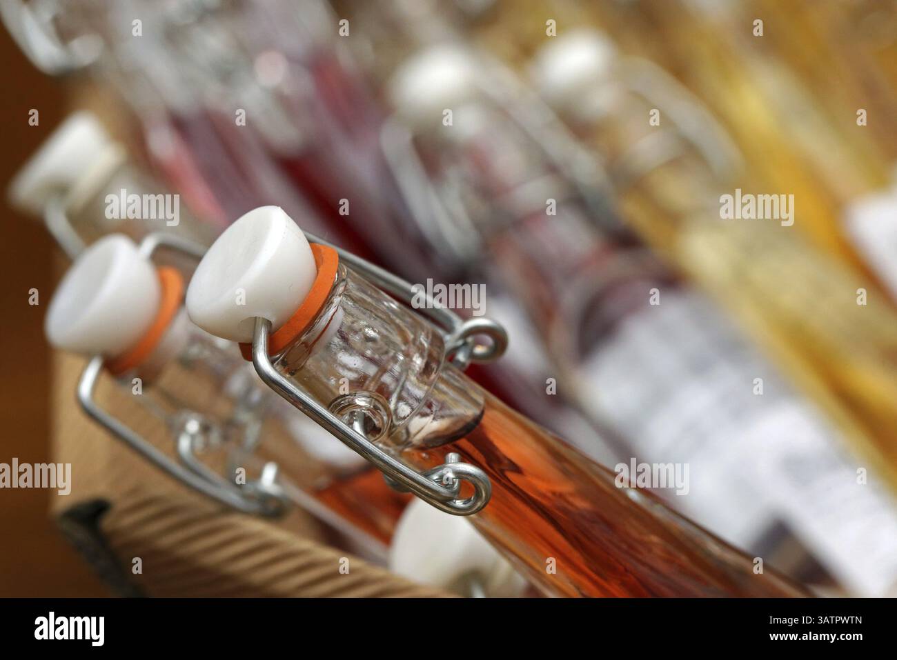 Chiusura a clip Foto Stock