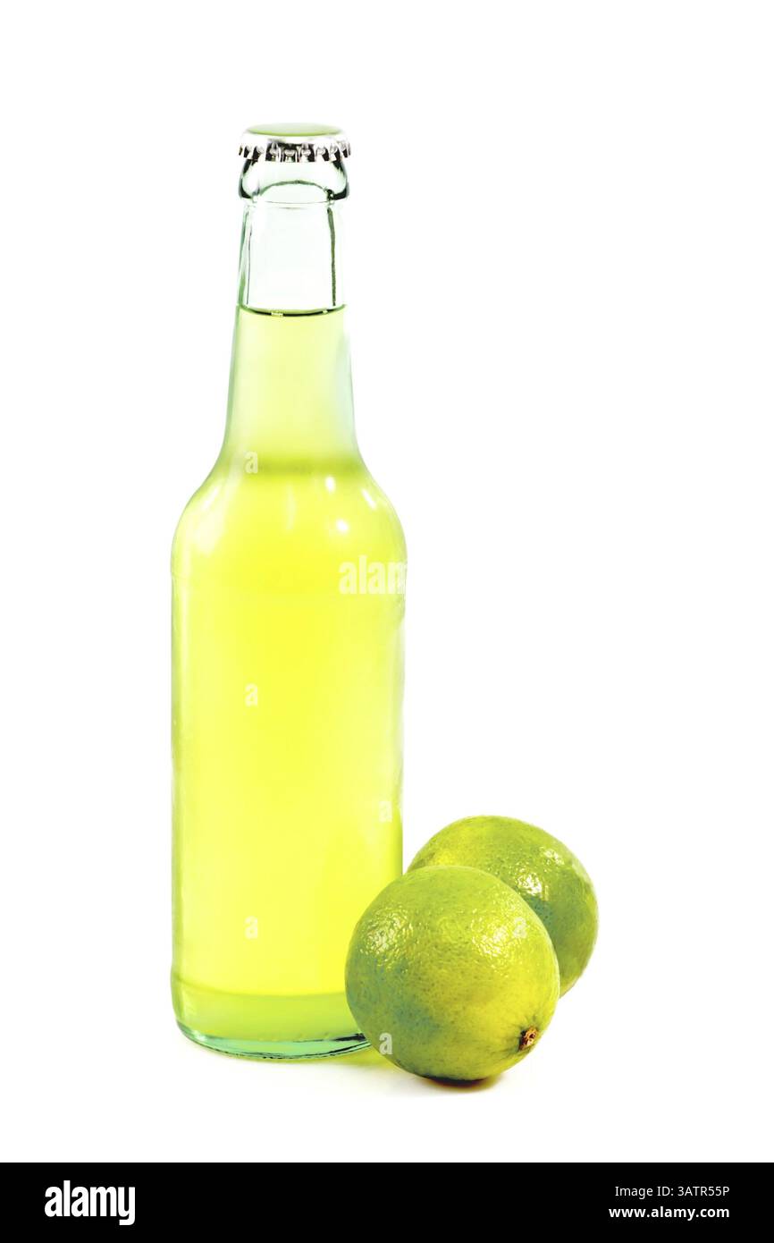 Birra al limone verde Foto Stock
