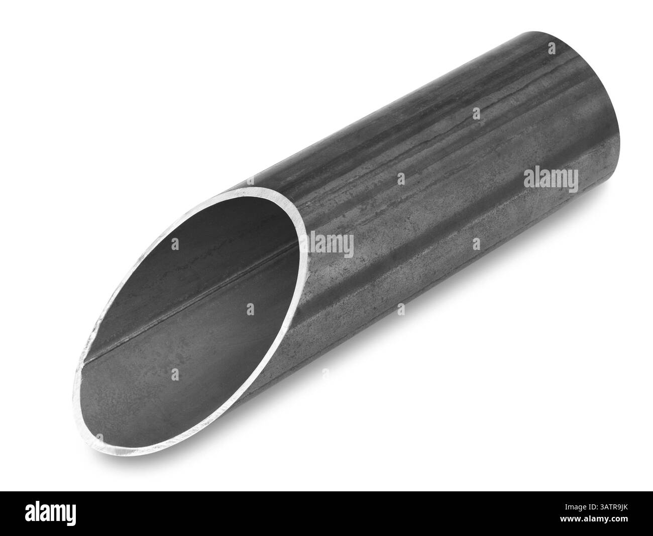 Uno schema di tubi in acciaio per la costruzione di tubazioni Foto Stock