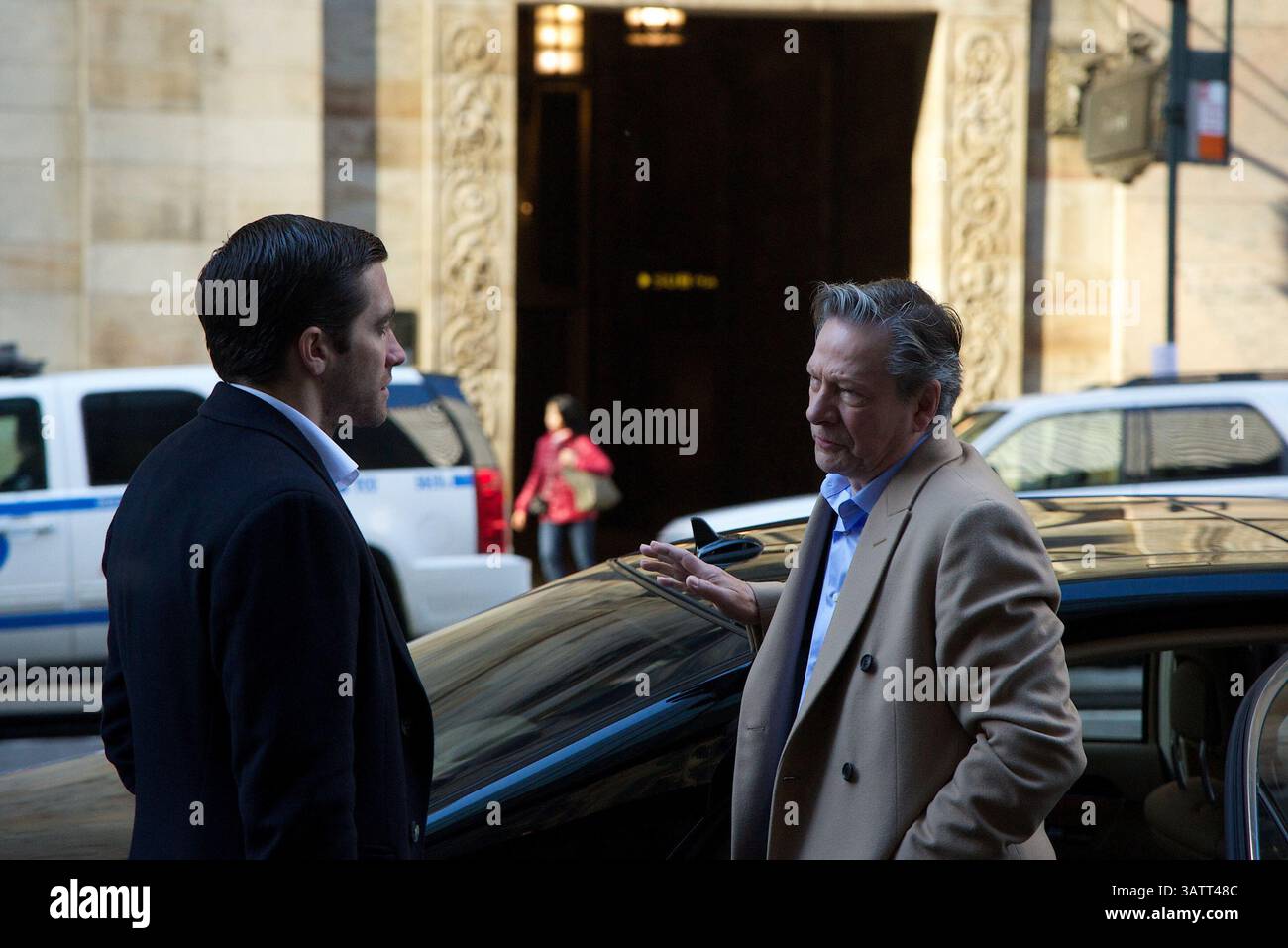 DATA DI USCITA: 8 aprile 2016TITLE: Demolition STUDIO: Fox Searchlight Pictures DIRETTORE: Jean-Marc Vallee TRAMA: Un banchiere di investimento di successo lotta dopo aver perso la moglie in un tragico incidente d'auto NELLA FOTO: JAKE GYLLENHAAL, CHRIS COOPER (Credit Image: © Fox Searchlight Pictures/Entertainment Pictures/ZUMAPRESS.com) Foto Stock