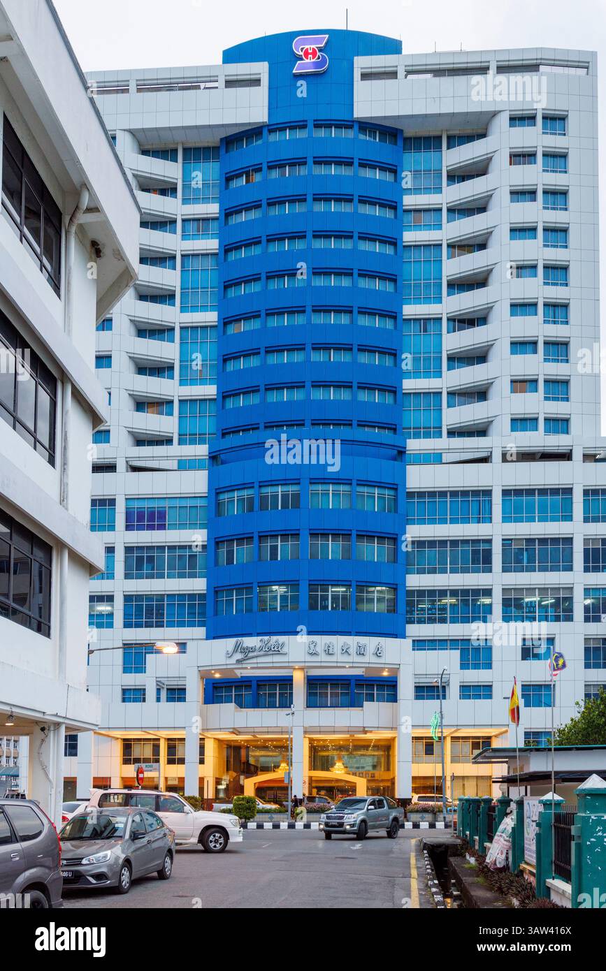 Mega Hotel, Miri, Malesia Foto Stock