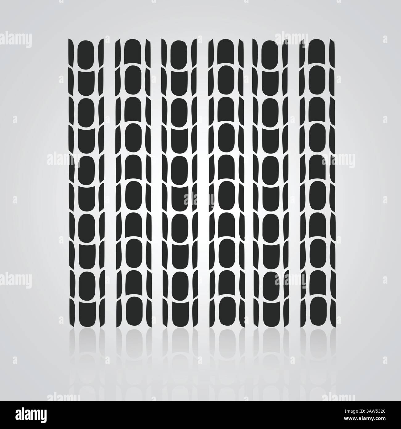 Icone pneumatici per motociclette, vettori pneumatici, icone uniche, loghi maniglie, loghi moto con sfondo argento, illustrazione vettoriale Illustrazione Vettoriale