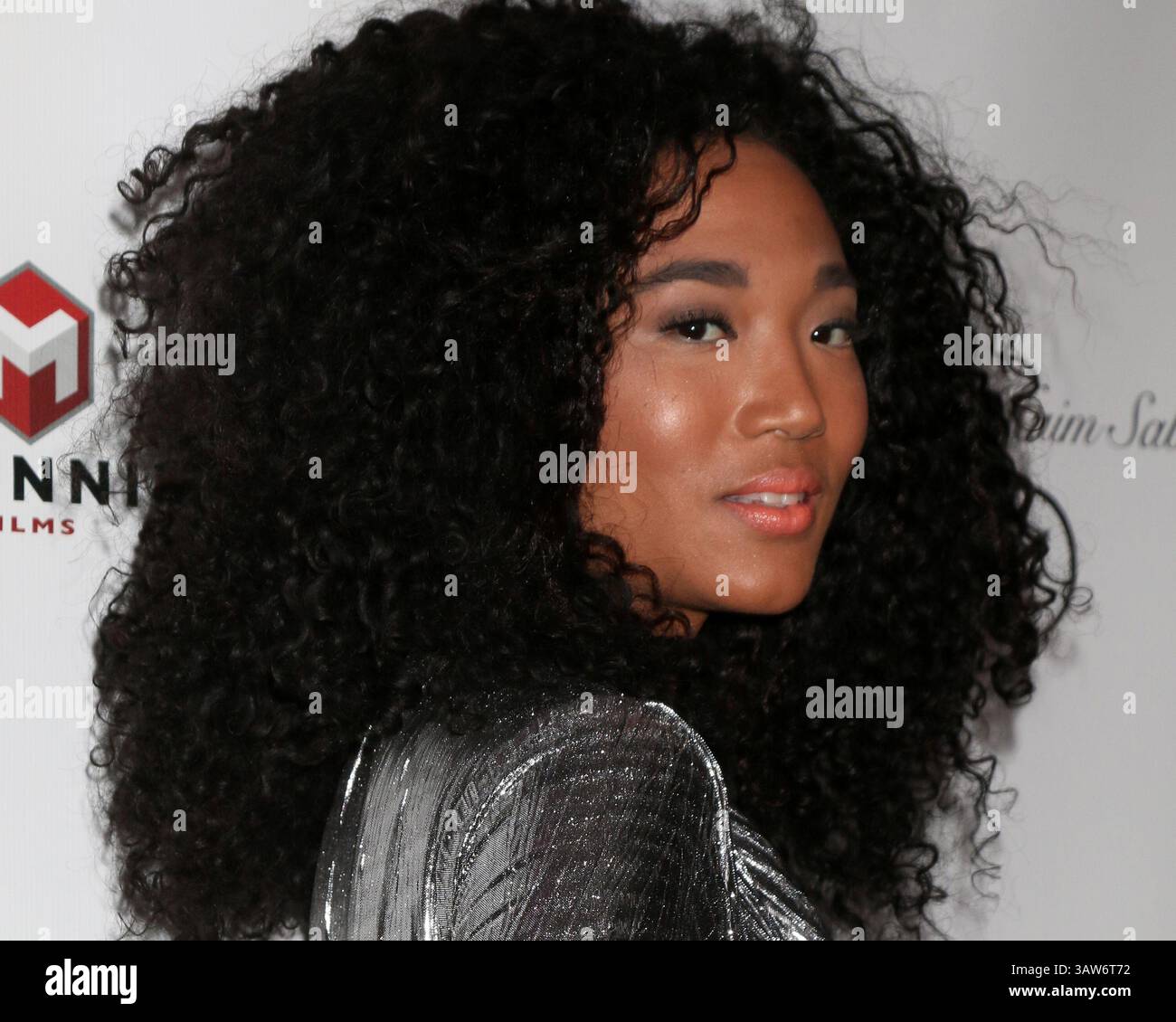 16 aprile 2016 - Beverly Hills, CA, Stati Uniti - LAS VEGAS - 16 aprile: Judith Hill al Gala to Honor AVI Lerner e Millennium Films al Beverly Hills Hotel il 16 aprile 2016 a Beverly Hills, CA (immagine di credito: © Kathy Hutchins/Newscom via ZUMA Press) Foto Stock