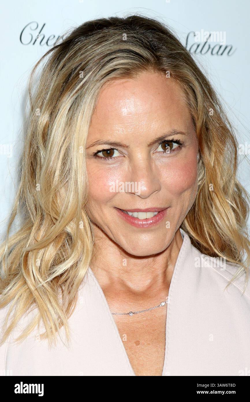 16 aprile 2016 - Beverly Hills, CA, USA - LAS VEGAS - aprile 16: Maria bello al Gala d'Onore AVI Lerner e Millennium Films presso il Beverly Hills Hotel il 16 aprile 2016 a Beverly Hills, CA (immagine di credito: © Kathy Hutchins/Newscom via ZUMA Press) Foto Stock