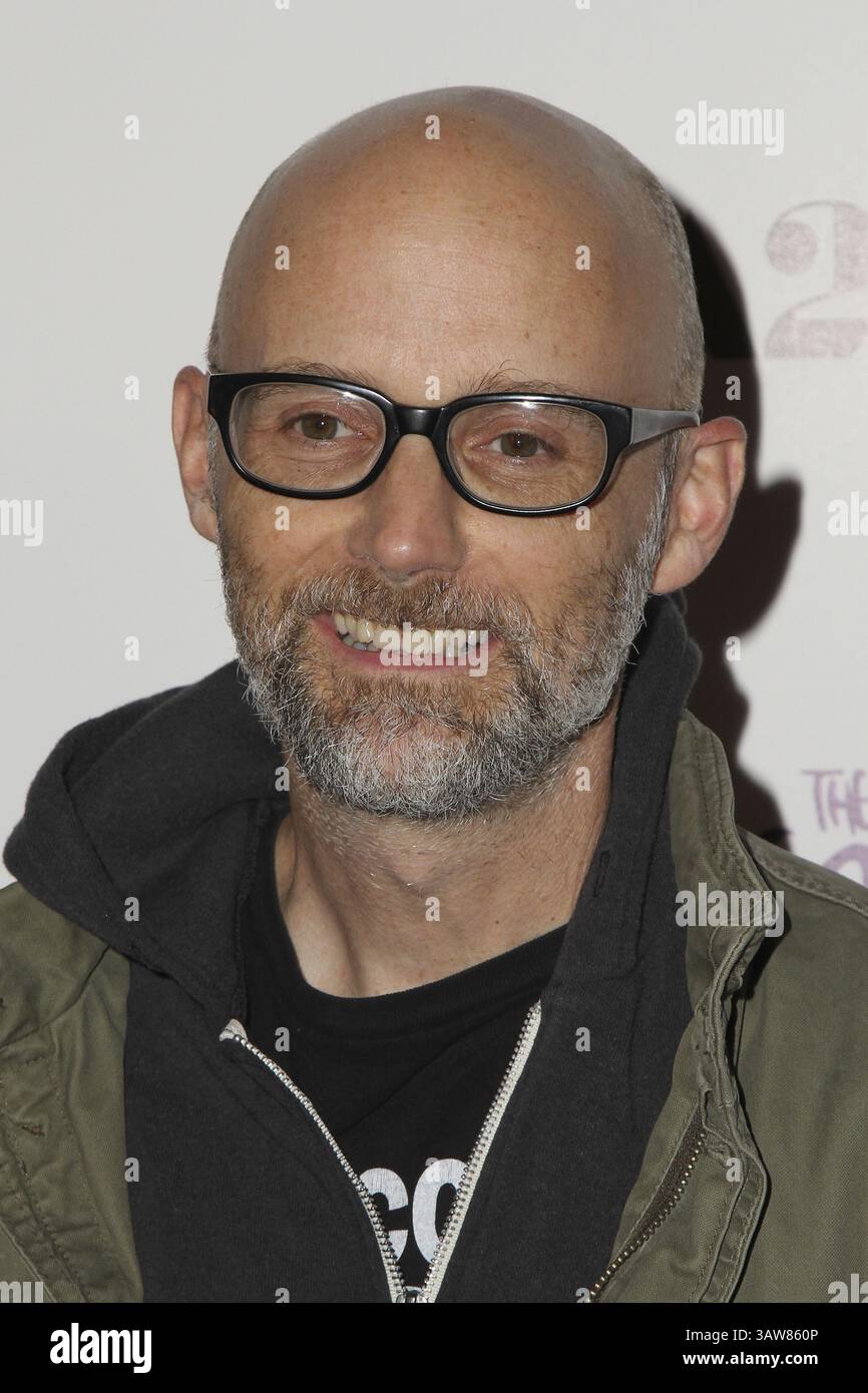 12 aprile 2016 - Los ANGELES, CA, Stati Uniti - LOS ANGELES - APR 12: Moby alla Adderall Diaires Premiere Screening della serie A24/DIRECTV all'ArcLight Hollywood il 12 aprile 2016 a Los Angeles, CA (Credit Image: © hPa/Newscom via ZUMA Press) Foto Stock