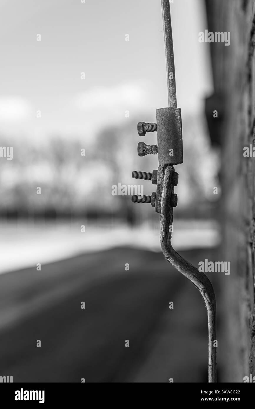 AUSCHWITZ-BIRKENAU EX CAMPO DI CONCENTRAMENTO E STERMINIO NAZISTA TEDESCO Foto Stock