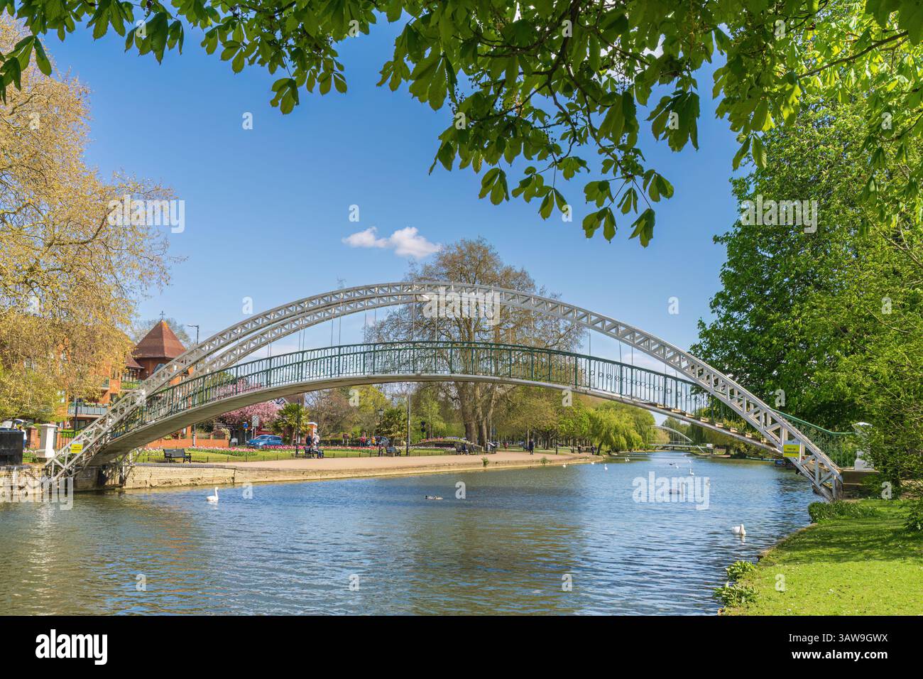 Bedford, Embankment, Inghilterra Foto Stock