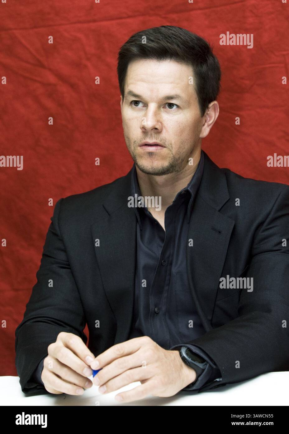 11 ottobre 2008 - Hollywood, California, Stati Uniti - Mark Wahlberg promuove ''Max Payne'' a Los Angeles, CA. 11 ottobre 2008 (Credit Image: © Armando Gallo/ZUMA Studio) Foto Stock