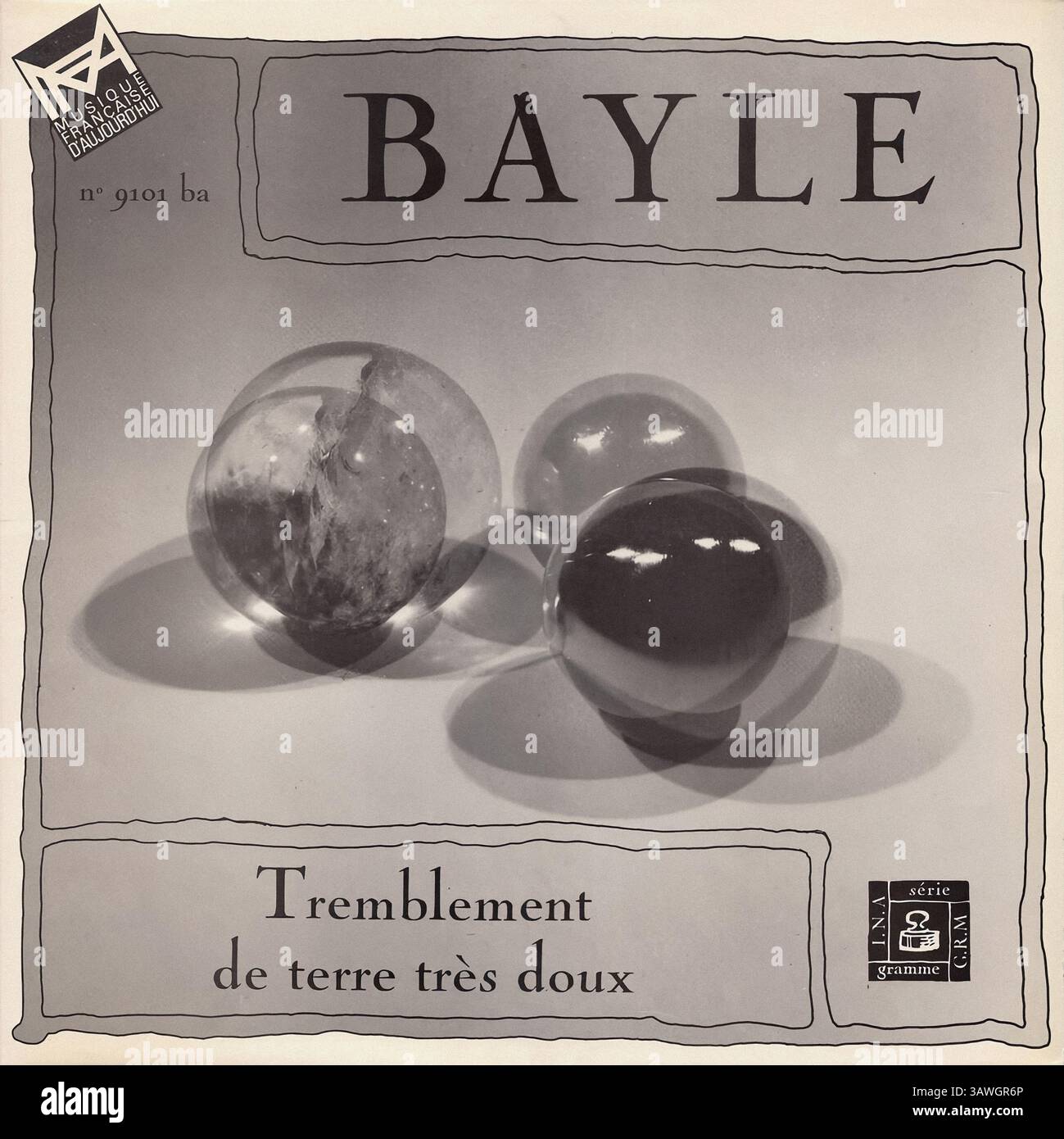 rêves Bayle - Tremblement de terre très doux Espaces abitabili, trois d'oiseau - copertina in vinile d'epoca Foto Stock