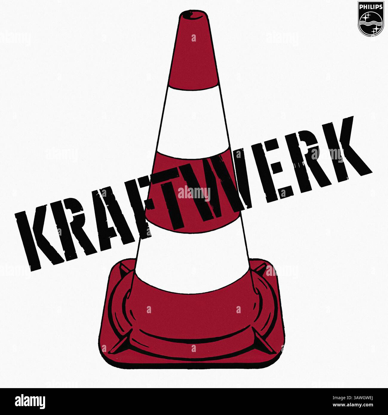 Kraftwerk - copertina in vinile vintage Foto Stock