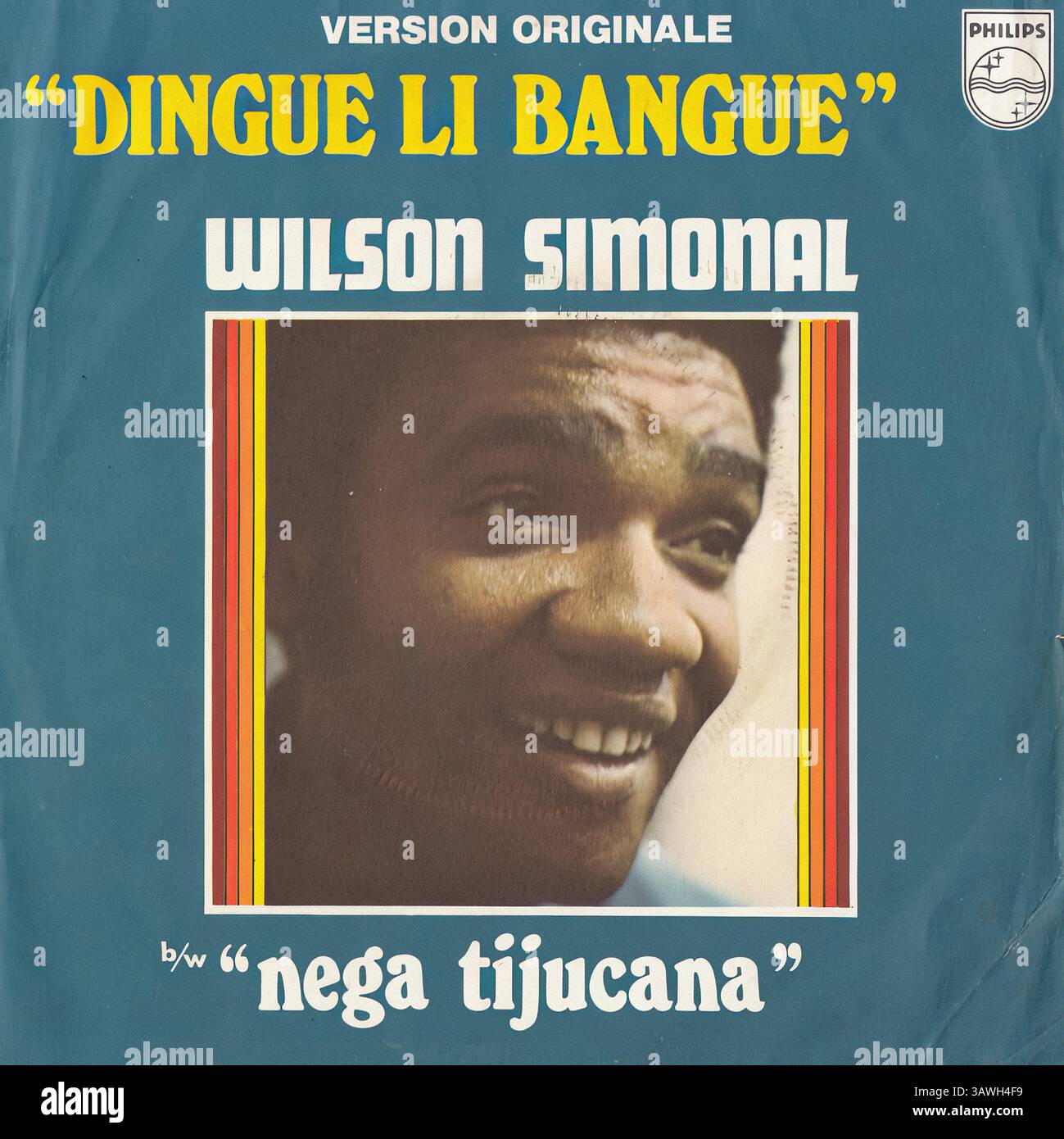 Wilson Simonal - Dingue li bangue Nega tijucana 45 rpm - copertina in vinile vintage Foto Stock