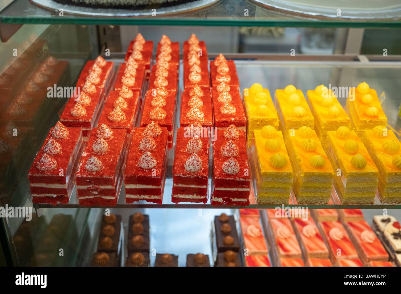 Deliziosi dessert Foto Stock