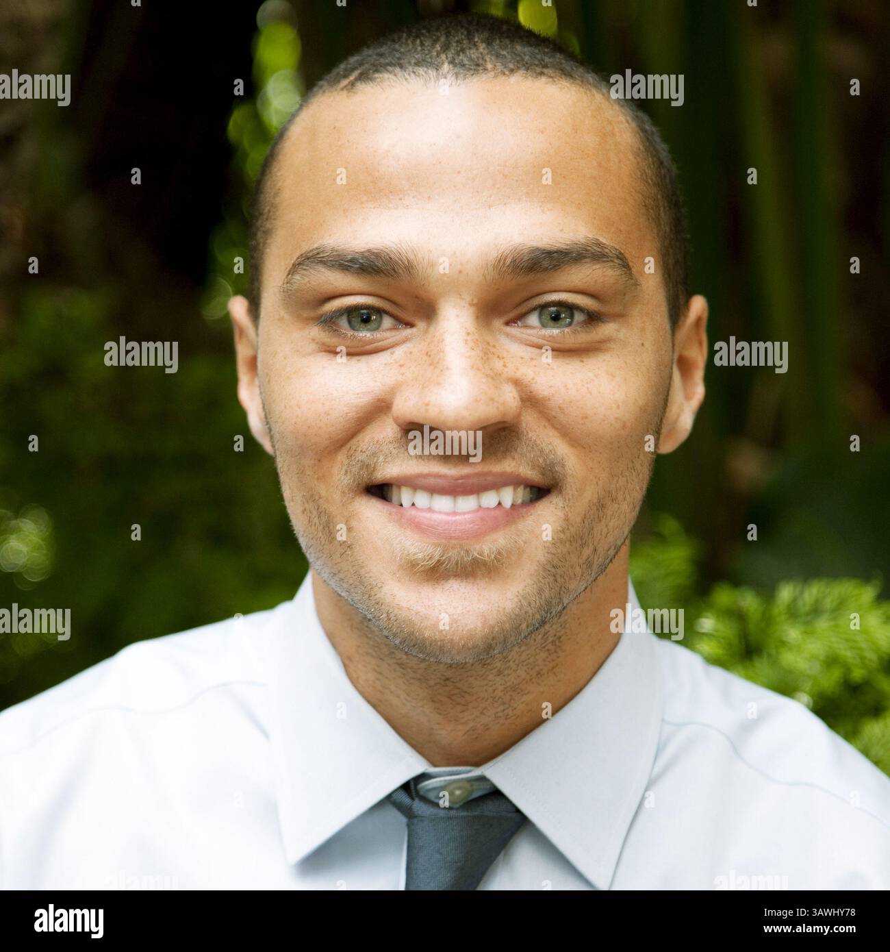 4 marzo 2010 - Hollywood, California, Stati Uniti - l'attore Jesse Williams del film ''Brooklyn's Finest'' a Los Angeles, CALIFORNIA il 4 marzo 2010 (immagine di credito: © Armando Gallo/ZUMA Studio) Foto Stock